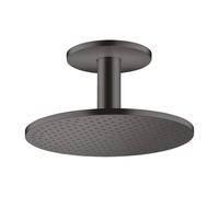hansgrohe AXOR ShowerSolutions pomme de douche 300 1 jet, raccordement au plafond, 35301340, 35301340, Colorazione: Cromo nero spazzolato