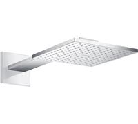 Axor ShowerSolutions soffione doccia con braccio 25x25 cm quadrata cromo 35306000