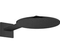 Axor ShowerSolutions soffione doccia con braccio 30x30 cm rotonda nero 35303670