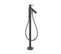 hansgrohe AXOR Starck Mitigeur monocommande de baignoire au sol DN15, 10456340, 10456340, Colorazione: Cromo nero spazzolato