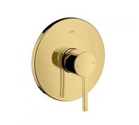 hansgrohe Mitigeur monocommande de douche AXOR Starck, encastré,1 grand public, 10614990, 10614990, Colorazione: Ottica in oro lucido