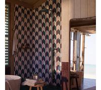 AXOR Starck Nature colonna doccia con termostatico, 12672340, Starck Nature nero cromato spazzolato [Rubinetteria Bagno > Colonne Doccia]