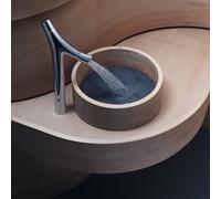 Hansgrohe AXOR Starck Organic Miscelatore per lavabo a 2 maniglie 240, senza timone, per lavabi, colorazione: cromo