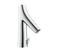 Hansgrohe AXOR Starck Miscelatore organico per lavabo, elettronico, a batteria, con controllo della temperatura, sporgenza 117 mm, 12171, Colorazione: cromo