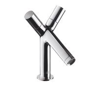 Miscelatore per lavabo Hansgrohe Axor Starck a 2 maniglie 80 con scarico a scomparsa, colorazione: cromo