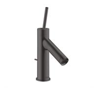 Hansgrohe Axor Starck Miscelatore monocomando lavabo 70 con maniglia a spillo per lavabo con scarico a scomparsa, Colorazione: Cromo nero spazzolato