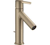hansgrohe AXOR Starck mitigeur monocommande de lavabo 100 avec béquille CoolStart, chromé, 10007820, 10007820, Colorazione: Nichel spazzolato