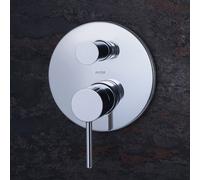 Hansgrohe Axor Starck Miscelatore monocomando per vasca da incasso con maniglia ping e combinazione di fusibili integrata, Colorazione: cromo - 10418000