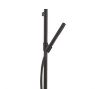 AXOR Starck set doccia con asta saliscendi, 1 tipo di getto, 27983340, Starck nero cromato spazzolato [Rubinetteria Bagno > Set Doccia]