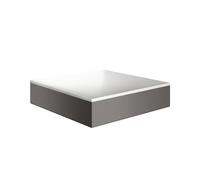 hansgrohe AXOR Suite lavabo à poser, rectangulaire, 400x400mm, avec cadre métal, sans trop-plein, SOLIDSurface, 42003340, 42003340, Colorazione: Cromo nero spazzolato