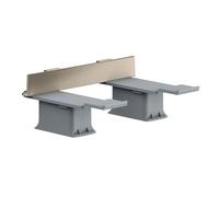 AXOR Universal Accessories set adattatore, 42870820, Universal nichel spazzolato [Accessori Bagno > Ricambi per Accessori Bagno]