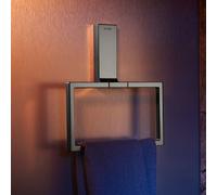 AXOR Universal Rectangular anello portasciugamani, 42623330, Universal Rectangular nero cromato [Accessori Bagno > Portasciugamani]