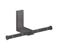 AXOR Universal Rectangular porta rotolo, 42657340, Universal Rectangular nero cromato spazzolato [Accessori Bagno > Porta Rotolo]