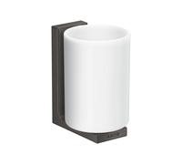 Hansgrohe Porta spazzolini AXOR Universal Rectangular 42604340 cromo nero spazzolato
