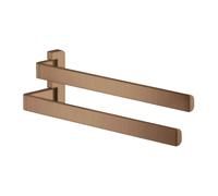 AXOR Universal Softsquare asta portasciugamani, 42821310, Universal Softsquare oro rosso spazzolato [Accessori Bagno > Portasciugamani]