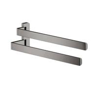 AXOR Universal Softsquare asta portasciugamani, 42821330, Universal Softsquare nero cromato [Accessori Bagno > Portasciugamani]