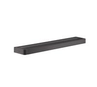 AXOR Universal Softsquare asta portasciugamani, 42832340, Universal Softsquare nero cromato spazzolato [Accessori Bagno > Portasciugamani]