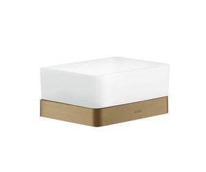 AXOR Universal Softsquare mensola doccia, 42802140, Universal Softsquare bronzo spazzolato/opaco [Accessori Bagno > Mensole Doccia]