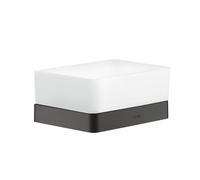 AXOR Universal Softsquare mensola doccia, 42802340, Universal Softsquare nero cromato spazzolato/opaco [Accessori Bagno > Mensole Doccia]
