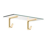 AXOR Universal Softsquare mensola portasciugamani, 42842250, Universal Softsquare oro spazzolato/chiaro [Accessori Bagno > Portasciugamani]