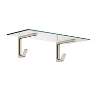 AXOR Universal Softsquare mensola portasciugamani, 42842820, Universal Softsquare nichel spazzolato/chiaro [Accessori Bagno > Portasciugamani]