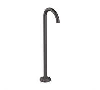 AXOR Uno bocca di erogazione vasca, 38412340, Uno nero cromato spazzolato [Rubinetteria Bagno > Rubinetteria Vasca]