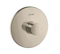 hansgrohe AXOR Uno Mitigeur monocommande de douche encastré, Zerogriff, 1 mitigeur monocommande, 45605820, 45605820, Colorazione: Nichel spazzolato