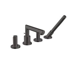 AXOR Uno rubinetto bordo vasca, miscelatore a due comandi, 45444340, Uno nero cromato spazzolato [Rubinetteria Bagno > Rubinetteria Vasca]