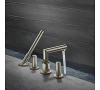 AXOR Uno rubinetto bordo vasca, miscelatore a due comandi, 45444820, Uno nichel spazzolato [Rubinetteria Bagno > Rubinetteria Vasca]