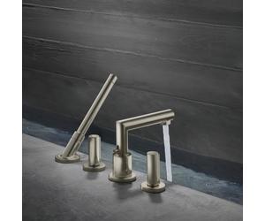 AXOR Uno rubinetto bordo vasca, miscelatore a due comandi, 45444820, Uno nichel spazzolato [Rubinetteria Bagno > Rubinetteria Vasca]