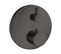 AXOR Uno rubinetto doccia da incasso con termostatico, 38700340, Uno nero cromato spazzolato [Rubinetteria Bagno > Rubinetteria Doccia]