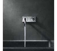 Miscelatore monocomando per lavabo Hansgrohe AXOR Uno da incasso, piastra per montaggio a parete, sporgenza 225mm, colorazione: cromo