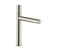 Hansgrohe AXOR Uno miscelatore monocomando per lavabo 200, Zerogriff, senza scarico, sporgenza 198mm, colorazione: Nichel spazzolato