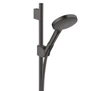 AXOR Uno set doccia con asta saliscendi, 3 tipi di getto, 27987340, Uno nero cromato spazzolato [Rubinetteria Bagno > Set Doccia]