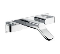 Hansgrohe Axor Urquiola Rubinetteria 3 fori da incasso per lavabo con bocca di erogazione corta, Colorazione: cromo