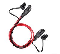 Axorafow 14awg Doppia Testa Estensione Acqua Protettiva Stagno Alimentazione Cavo Esterno Caratteristiche - per Acqua- Rame Marcatura Cavo Sae Cap 2m Rosso/Nero Polarità Avere