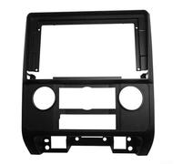Axorafow (2009) Frontalino Abs stereo per auto o nero ricambio - pannello di fuga aggiornamento argento grande schermo Navigazione Mod Frame (Nero)
