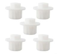 Axorafow 5 pezzi di ricambio per tritacarne e manicotto a vite, accessori per tritacarne in ABS per la preparazione degli alimenti per la casa e commerciale, colore bianco, 36 mm x 27 mm, compatibili