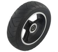 Axorafow 6 ruote in gomma per scooter mm - con cuscinetto da 8 mm occupazione 6 x 2 ricambio nero pollici mozzo non gonfiabile robusto esterno 145 x 40