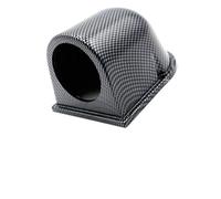 Axorafow Abs 2 Foro In Fibra di Carbonio Singolo 52mm Calibro Pod Gauge Nero Staffa Supporto Auto Camion per Cruscotto Auto