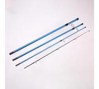 Axorafow Canna da pesca multi-sezione in fibra di carbonio - 1,8 m (4 pezzi) 2,1 m (5 pezzi) Milliliter Power leggera telescopica canna da pesca con anti-guide 126 - 137 g blu (manico dritto)