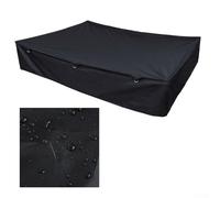 Axorafow Cinghie di ventilazione da campeggio per esterni e orli, copertura in poliestere resistente agli strappi con elastico per legare antivento uso patio - mobili impermeabili (224 x 175 x 45 cm