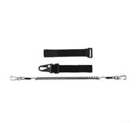 Axorafow Cintura da pesca con corda a spirale e corda, cintura regolabile per prevenire le cadute, compatibile con canoa, zaini da pesca, campeggio, escursionismo, canottaggio (1 set) (1 set