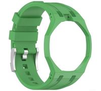 Axorafow Comodo cinturino in silicone per Swatch Plus Ap Royal Oak, lunghezza regolabile, cinturino morbido con colori vivaci, tra cui nero, bianco, giallo, verde, rosa, blu, per una vestibilità