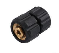 Axorafow Connettore per idropulitrice M22 x 1,5, in ottone, con nipplo da 14 mm per Karcher HD HDS e Kranzle Cleaners, 400 bar max