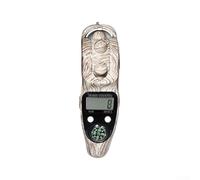 Axorafow Contatore elettronico a mano con display LCD, contatore digitale portatile per meditazione, preghiera, antistress, capacità 99999, materiale PP 10 x 4,3 cm (nascite bianche)