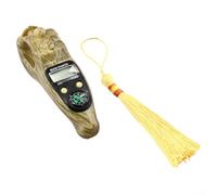 Axorafow Contatore elettronico a mano con display LCD, contatore digitale portatile per meditazione, preghiera, sollievo dallo stress, capacità 99999, materiale PP 10 x 4,3 cm (legno di pesca)