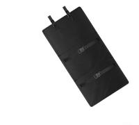 Axorafow Copertura protettiva per scaletta in tessuto Oxford 600D, 89,9 x 35,5 cm, pieghevole, protezione di sicurezza per piscine interrate fuori terra, nero