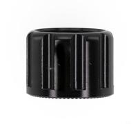 Axorafow Dado dell'asse passante in lega di alluminio Mozzi 12 mm/15 mm - Filettatura M15 con passo P1.0/P1.5/P1.75, Ricambio tappo albero ruota nero (19 × 14 mm, 5,6 g) (M15 x 1,0 mm)