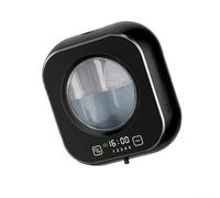 Axorafow Dispenser automatico di sapone con sensore a infrarossi a mano, con sensore a infrarossi, montaggio a parete, regolabile, con schiuma volumizzante, sapone per casa e ufficio (gelatina nero)